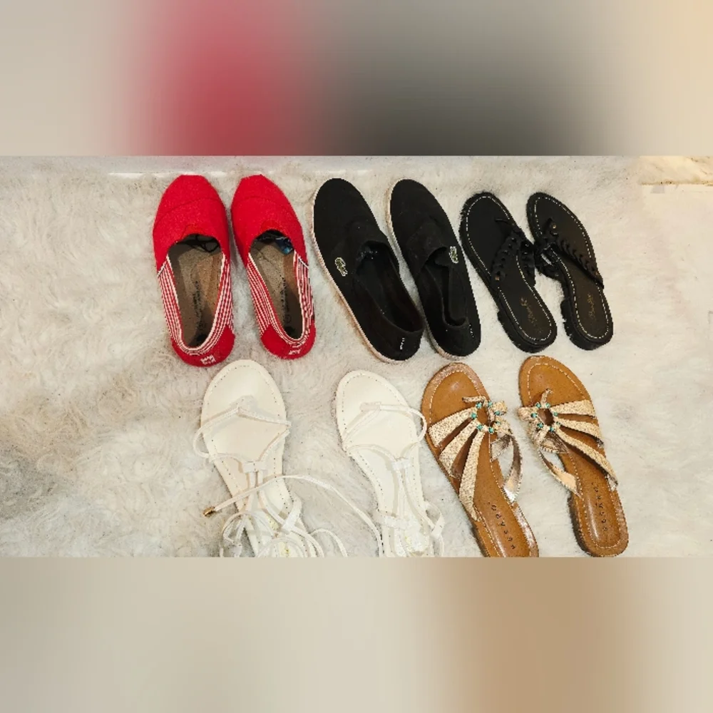 🔥 US Size 9 Bundle of 5 Pairs Women's Shoes - Flats, - Picture 12 of 16